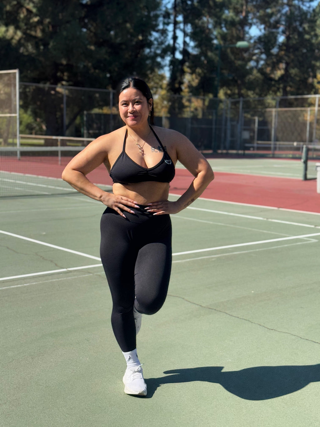 Black Silhouette Seamless Leggings